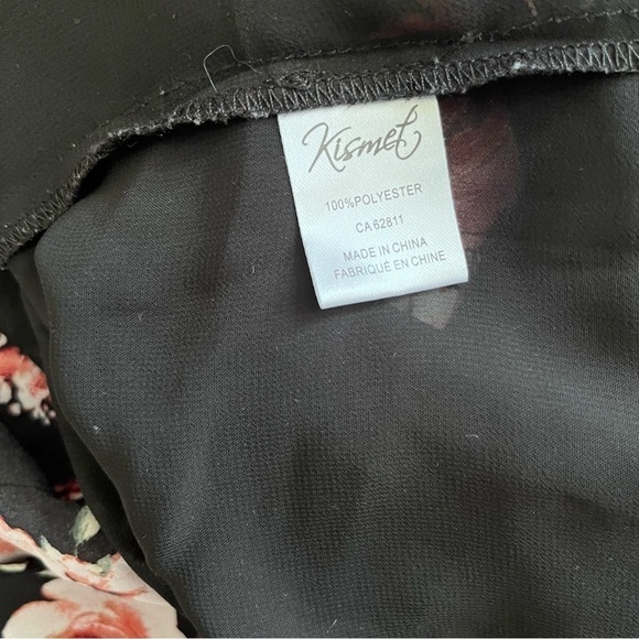 KISMET Floral Spaghetti Strap Blouse Size XS - Picture 4 of 7